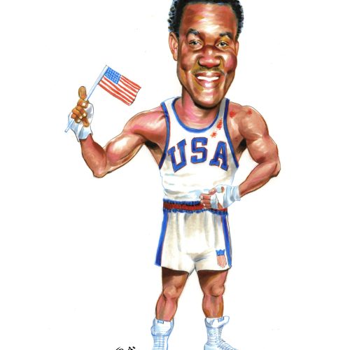 GEORGE FOREMAN DRAWING