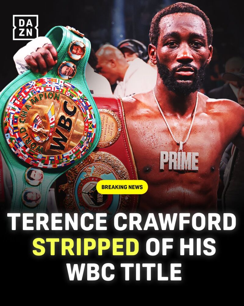Image for the Tweet beginning: 🚨 Terence Crawford has been